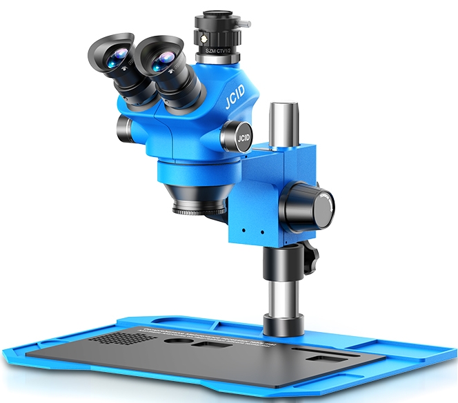 MICROSCOPE STEREO JCID-M3750A 7X-50X TRINOCULAR ORIGINAL